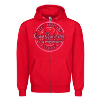 Red dumbfuckery to minimum Zipper Hoodie - MaliasSmallBusiness