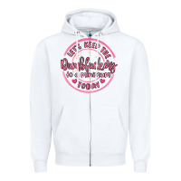 White dumbfuckery to minimum Zipper Hoodie - MaliasSmallBusiness