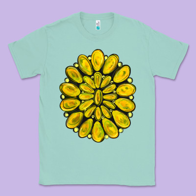 Yellow  Gemstone Jewelny Classic Tee Designed By Ranaportraitstore