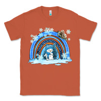 Copper winter   rainbow and snowman Classic Tee - AdoDesignShop