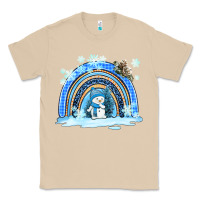 Mushroom winter   rainbow and snowman Classic Tee - AdoDesignShop