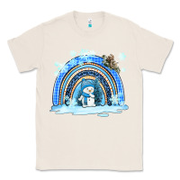 Natural winter   rainbow and snowman Classic Tee - AdoDesignShop