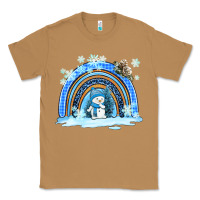 Toasted Coconut winter   rainbow and snowman Classic Tee - AdoDesignShop