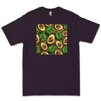 Plum avocados with wood and leopard background mug  coaster Premium Tee - BarkalooDesign