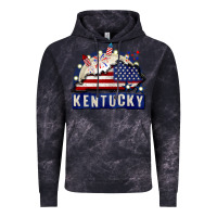 Cloud Black Kentucky 4th of July Vintage Hoodie - CowGirlArtShop