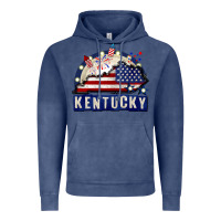 Vintage Denim Kentucky 4th of July Vintage Hoodie - CowGirlArtShop