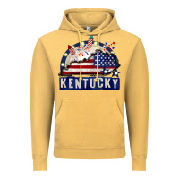 Vintage Mustard Kentucky 4th of July Vintage Hoodie - CowGirlArtShop