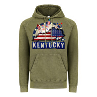 Vintage Olive Kentucky 4th of July Vintage Hoodie - CowGirlArtShop