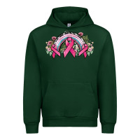 Forest Green Cancer ribbon rainbow Cancer Awareness Urban Hoodie - HowdyJamesFarm