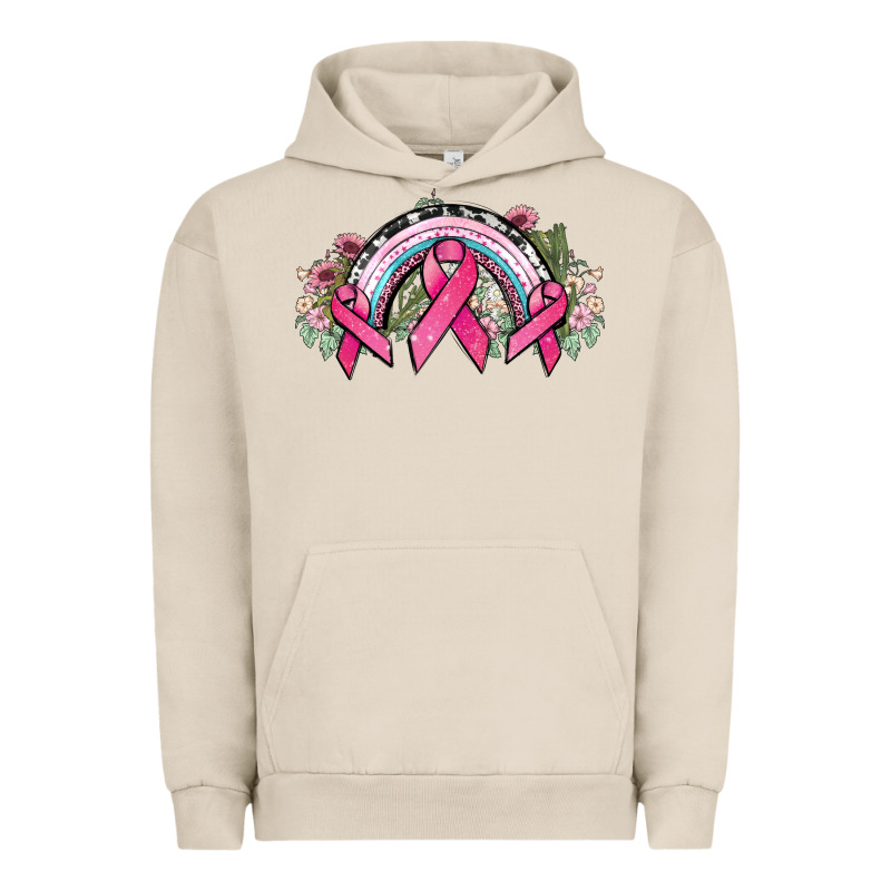 Cancer Ribbon Rainbow Cancer Awareness Urban Hoodie by HowdyJamesFarm | Teevron