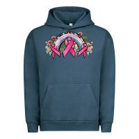 Pigment Midnight Navy Cancer ribbon rainbow Cancer Awareness Urban Hoodie - HowdyJamesFarm