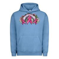 Pigment Pebble Blue Cancer ribbon rainbow Cancer Awareness Urban Hoodie - HowdyJamesFarm