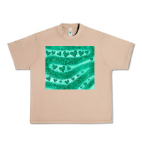 Burro green glitter heart Urban Heavy Tee - JahusDesignShop