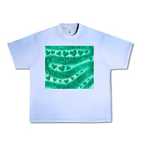 Grape Ice green glitter heart Urban Heavy Tee - JahusDesignShop