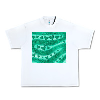 White green glitter heart Urban Heavy Tee - JahusDesignShop