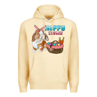 Pina Colada Happy Easter Bunny And Egg Basket Premium Hoodie - RanaPortraitStore