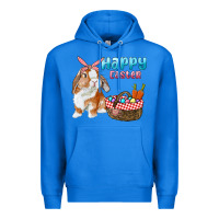 True Royal Happy Easter Bunny And Egg Basket Premium Hoodie - RanaPortraitStore