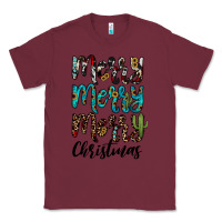 Burgundy merry christmas Classic Tee - JahusDesignShop