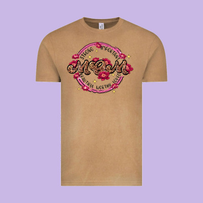 Strong Important Mom Beautiful Worthy Loved Vintage Tee Designed By Jahusdesignshop