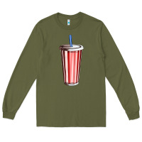 Army Green coke Long Sleeve Tee - AdoDesignShop