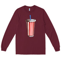 Burgundy coke Long Sleeve Tee - AdoDesignShop