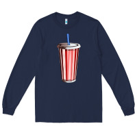 Navy coke Long Sleeve Tee - AdoDesignShop
