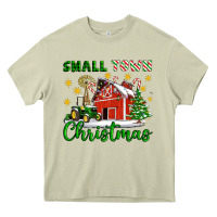 Mossy Small Town Christmas Heavy Core Tee - Artiststas