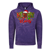 Cloud Purple Christmas nanny claus Vintage Hoodie - FaDigitalArtStudio
