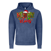 Vintage Denim Christmas nanny claus Vintage Hoodie - FaDigitalArtStudio