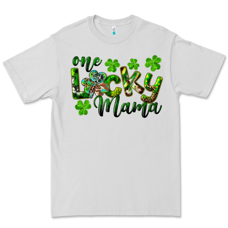 St. Patricks Day One Lucky Mama Premium Tee by RanaPortraitStore | Teevron
