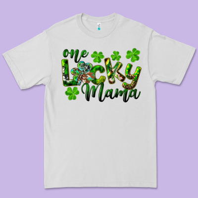 Premium Tee st. patricks day one lucky mama