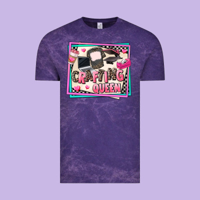 Crafting Queen Vintage Tee Designed By Adodesignshop
