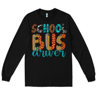 Black school bus driver Long Sleeve Tee - Artiststas