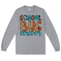 Heather Grey school bus driver Long Sleeve Tee - Artiststas