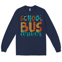 Navy school bus driver Long Sleeve Tee - Artiststas
