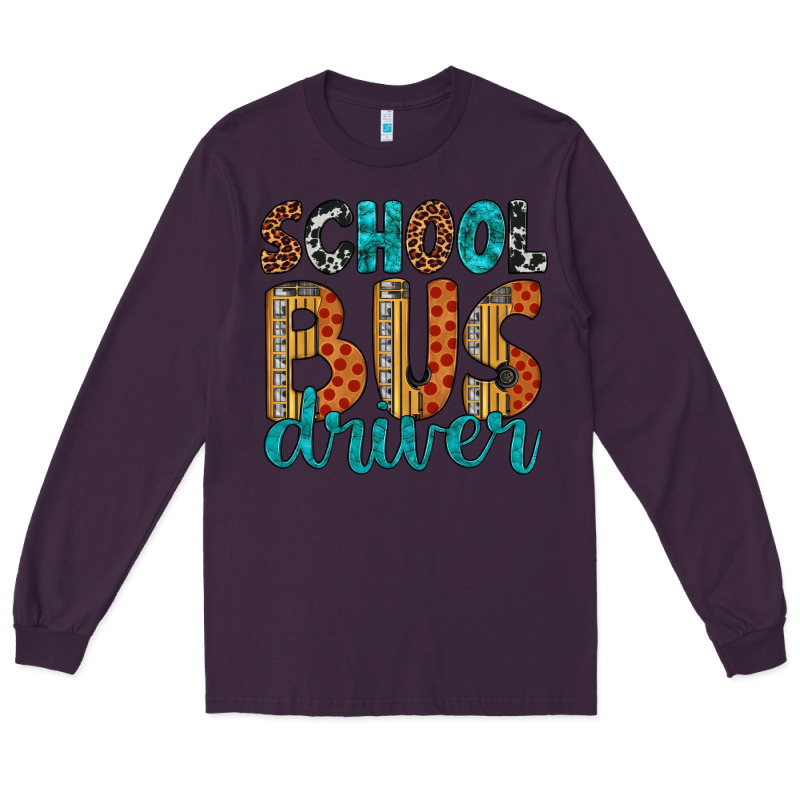 School Bus Driver Long Sleeve Tee by Artiststas | Teevron