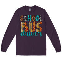 Plum school bus driver Long Sleeve Tee - Artiststas