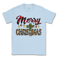 Dusty Blue merry christmas Classic Tee - JahusDesignShop