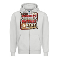 Dove Grey somebody's loud mouth baseball mama Zipper Hoodie - MaliasSmallBusiness