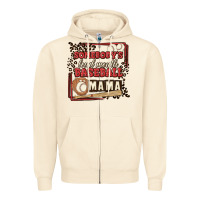 Sandshell somebody's loud mouth baseball mama Zipper Hoodie - MaliasSmallBusiness