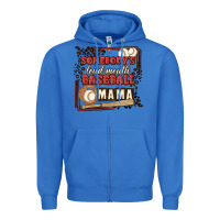 True Royal somebody's loud mouth baseball mama Zipper Hoodie - MaliasSmallBusiness