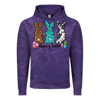 Cloud Purple Western happy easter peeps Vintage Hoodie - Neo Western