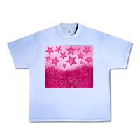 Grape Ice pink glitter star Urban Heavy Tee - JahusDesignShop