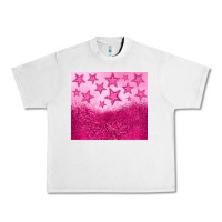 Lunar Rock pink glitter star Urban Heavy Tee - JahusDesignShop