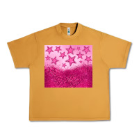 Peanut Butter pink glitter star Urban Heavy Tee - JahusDesignShop
