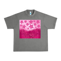 Tornado pink glitter star Urban Heavy Tee - JahusDesignShop