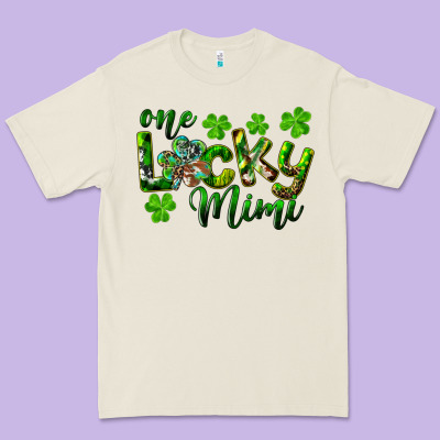 Premium Tee st. patricks day one lucky mimi