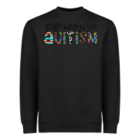 Black accept. understand love autism Heavyweight Sweatshirt - CowhideDigitalArt