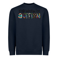Navy accept. understand love autism Heavyweight Sweatshirt - CowhideDigitalArt