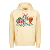 Pina Colada happy easter bunny carrots and eggs Premium Hoodie - RanaPortraitStore